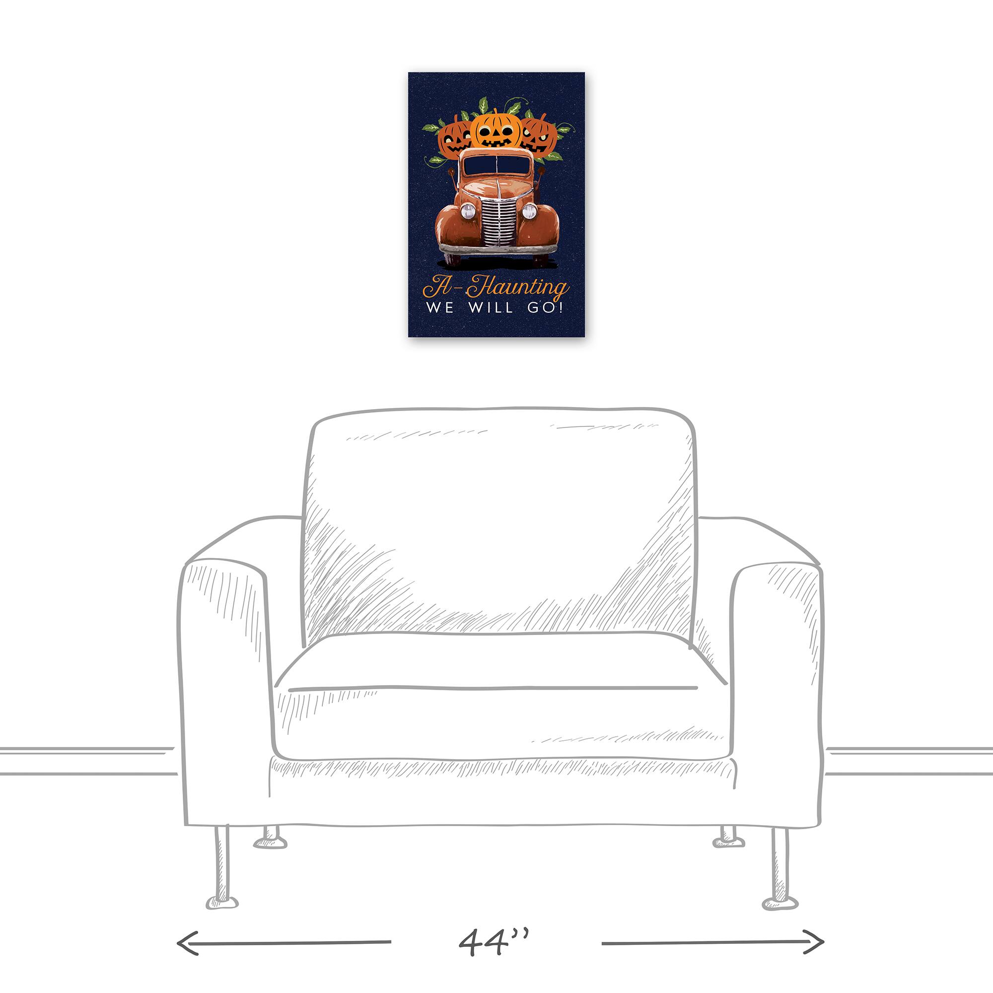 A-Haunting We Will Go! Canvas Wall Art
